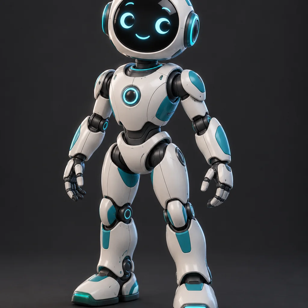 Rigging'e hazır insansı robot avatar modeli